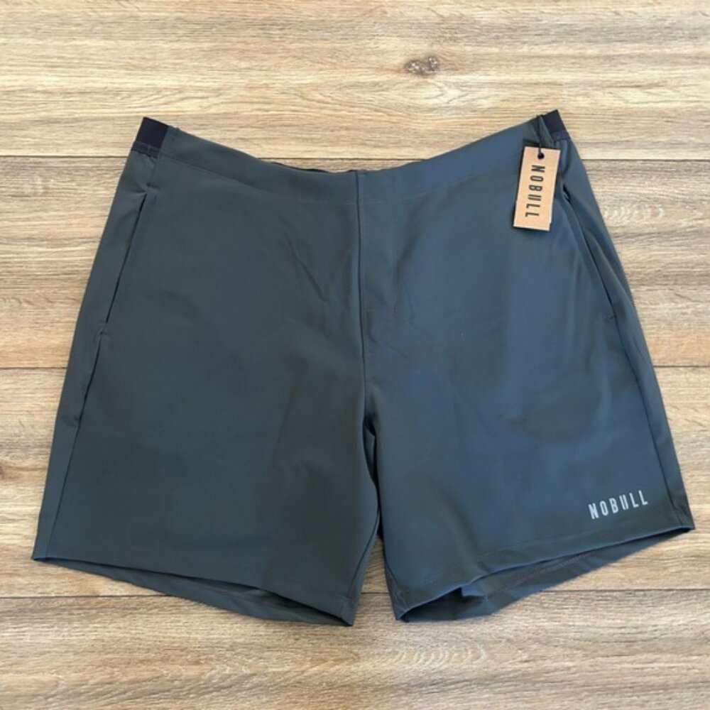 NOBULL Men’s Gray Lightweight Shorts Pull On XXL NWT - Picture 3 of 16